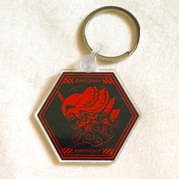 Kaiju Alert Acrylic Keychain - Picture 1 of 7